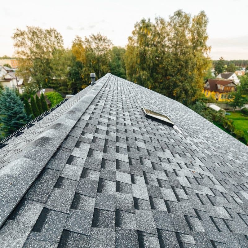Asphalt shingle roofing installation