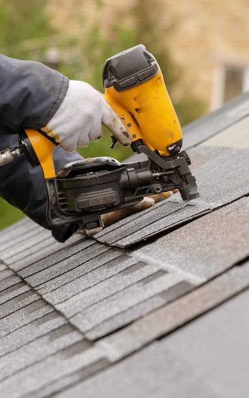 Professional asphalt shingle installation