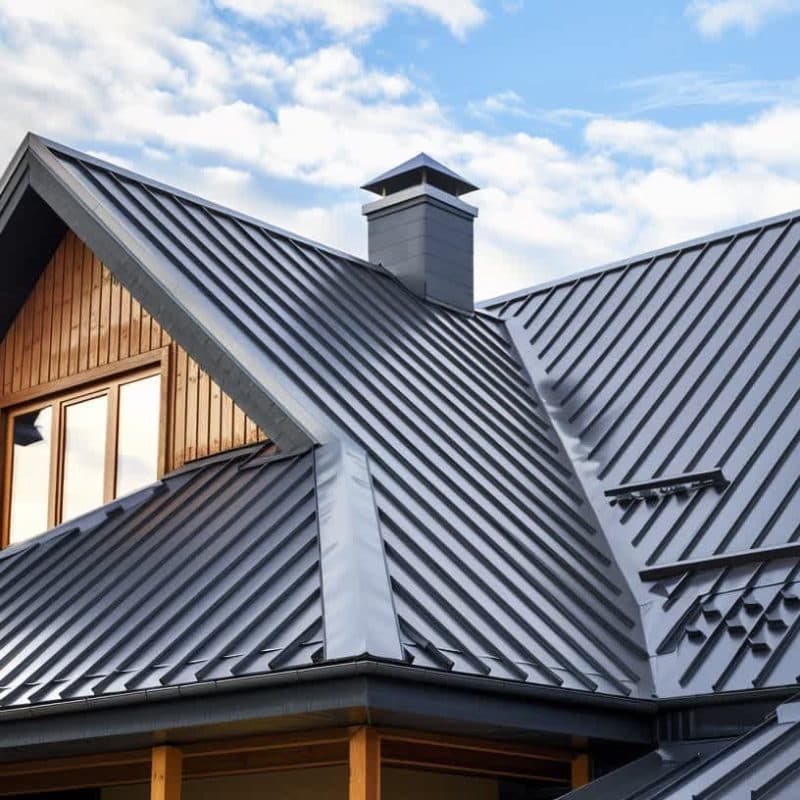 Metal roofing installation by Wind Proof Roofing